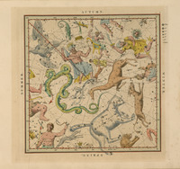 A celestial atlas containing maps of all the constellations visible in Great Britain : with corresponding blank maps of the stars systematically arranged ... / by J. Middleton.