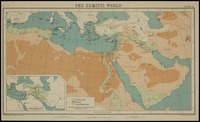 The Semitic world : [Photocopy of map] / John Bartholomew & Son Ltd; The Edinburgh Geographical institute.