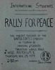 Rally for peace - The violent takeover of the United States Embassy – הספרייה הלאומית