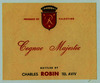 תווית משקה - Cognac Majestic – הספרייה הלאומית