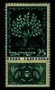 בול - ישראל - 25 - יובל הקרן הקימת לישראל – הספרייה הלאומית
