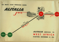 ALITALIA SERVICES TO WEST AFRICA.