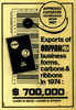 EXPORTS OF ONIYAH - BUSINESS FORMS, CABONS & RIBBONS IN 1974 – הספרייה הלאומית