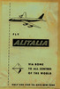 Fly alitalia - via Rome – הספרייה הלאומית