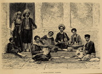 [A Jewish concert: Tlemcen] [Costume Print] – הספרייה הלאומית