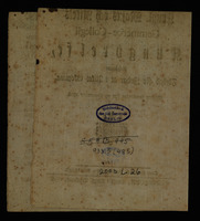 Kongl. Maj:ts och rikets Commerce-Collegii kungórelse : angående fórbund fór judar at i riket inkomma : gifwen Stockholm den 19 december 1806.