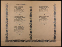 Tafel-Lied zur Feier der fünfundzwanzigjährigen Amtsthätigkeit seiner Ehrwürden des Herrn Dr. Marcus Horovitz als Rabbiner der Gemeinde Frankfurt am Main : 14. September 1903.