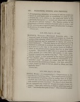 Patents for inventions : Abridgments of specifications relating to bleaching, dyeing and printing calico and other fabrics, and yarns, including the manufacture of rollers, engraving, the preparation of drugs and other processes / [Edited by B. Woodcroft].
