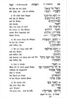 Die Thora und die Sprache : vollständiger Text mit deutscher Übersetzung nach der Methode der korrespondierenden Zeilen : einem sprachlehrlichen Anhange ... / zum Schulgebrauche bearbeitet von Rudolf Fuchs.