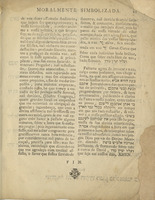 Sermaő da boa fama : moralmente simbolizada / pregado neste K. K. de Talmud Torá, em quarta Feira 27 Sivan, anno 5527 por R. David de Ishac Leon.