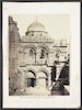 Facade of the church of the Holy Sepulcher
