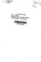 Erläuterungen zu den Neuen Abhandlungen über den menschlichen Verstand von G. W. v. Leibniz / Hrsg. von C. Schaarschmidt.