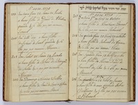 Registro das circonciçoes dos anos 1717-1757.