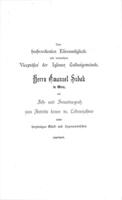 Die Kindesliebe im Lichte der Offenbarung und Volkssitte : Rede, gehalten am ersten Tage des Wochenfestes 5655 (1895) / von J. Jacob Unger.
