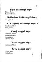 Az 1868-ik evi deczember 10-kere O excellentiaja Baro Eotvos Jozsef vallas- es kozoktatasi miniszter altal osszehivott Izraelita Egyetemes kozgyülés tagjainak betusoros ... nev- es lakjegyzeke.