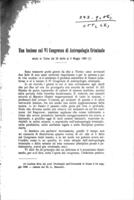 Una lezione sul VI Congresso di antropologia criminale tenuto in Torino dal 28 aprile al 3 maggio 1906 / S. Ottolenghi.