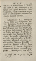 Dissertatio gradualis De fatis studii Hebraeo-biblici apud Christianos / praeside Matthia Asp ... ; publico examini submittit Ericus Br. Tegman ... ad d. 8 dec. an. MDCCXXXIII.