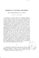 Description d'un manuscrit arabe-chrétien (Le Poète ʻIsā el-Hazār).