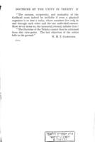 The doctrine of the unity in trinity : a reply to Mohammedan objections and an essay in philosophic apology.