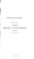 Francmaçonnerie : Rituel du souverain grand inspecteur général 33e et derner degré / par J.-M. Ragon.