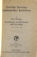 Deutschland, die weltmächte und der krieg.