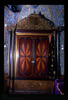 Torah Ark, Wood Carving and Inlaying. Photograph of: Torah ark in the Synagogue in Plovdiv