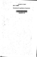 Directions for guidance of persons engaged in distributing food commodities at retail...