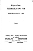 Digest of the Federal reserve act.