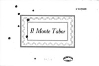Il monte Tabor.