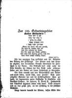 Zur 100. Geburtstagsfeier Kaiser Wilhelms I : Festpredigt gehalten am 20.März 1897 / von S. Meyer.