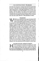 The aims of reconstruction.