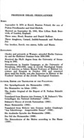 Memorial meeting Israel Friedlaender, Bernard Cantor : whose lives were sacrificed July 5, 1920, in the cause of Israel and in the service of humanity (19 Tamuz 5680) : Carnegie Hall, New York City, Thursday Evening, September 9, 1920 at 8.30 o'clock.