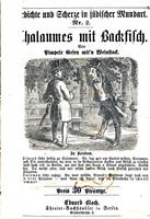 Gedichte und Scherze in jüdischer Mundart.