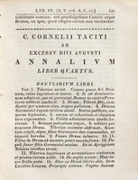 C. Cornelii Taciti Opera / cum indice rerum, ad optimorum librorum fidem adcuravit C.H. Weise.