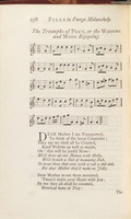 Songs compleat, pleasant and divertive / set to musick by Dr. John Blow, Mr. Henry Purcell, and other excellent masters of the town ; ending with some orations, made and spoken by me several times upon the publick stage in the theater ; together with some copies of verses, prologues and epilogues, as well for my own plays as those of other poets, being all humerous and comical ; written by Mr. D'Urfey.