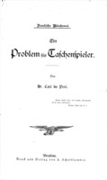 Ein Problem für Taschenspieler.