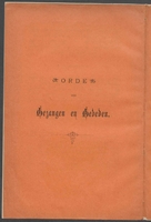 Orde der buitengewone godsdienst-oefening in di synagogen der gemeenten van de ressorten Groningen en Drente : op Woensdag 13 Elloel '58 - 31 Augs. '98, dem deg, waarop H.M. Koningin Wilhelmina de regeering aanvaardt / vastgesteld door ... A. van Loen.