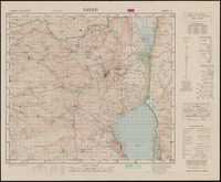 Safad / הודפס ע"י מחלקת המדידות.