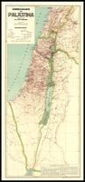 Generalkarte von Palaestina Copyright 1934 by Fiba Verlag.