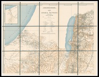 Karte von Arabia Petraea nach eigenen Aufnahmen von Professor Dr. Alois Musil.