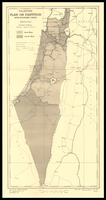 Palestine Plan on partition with economic union - sketch map (Majority proposal).