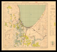 Kinneret Compiled, Drawn & Printed by the Survey of Israel 1951.