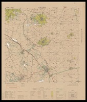 Gezer Drawn & printed by Survey of Israel 1950.