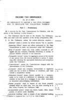Income tax ordinance, 1941 (proclamation, order, rules and notices made thereunder) and the War revenue (income tax) (amendment) ordinance, 1943 : Consolidated (including amendments of 16th March, 1944) / by Jona Glik, public auditor.