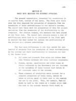 Memorandum on economic evaluation of industrial projects.
