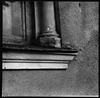 The Southern facade: A window sill. Photograph of: Tempel in Ivano-Frankivsk (Stanisławów), photos 1993