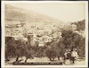Nablus und Berg Ebal. Nablus et Ebal. Nablus and Mt. Ebal