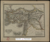 Asia minor, Syria, Armenia Mesopotamia, Assyria, Palestina / Gez. v. Ltn. Renner.