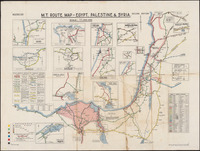 M.T. route map - Egypt, Palestine & Syria / Drawn and reproduced by 512 Fd. Survey Coy. R.E.