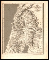Map of Palestine or Judea Drawn and engraved by M.Thomson 14 Burry str. Bloomsbury.